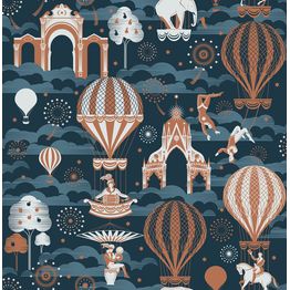 Tapetti Mini Moderns Pleasure Gardens, non-woven, vintage