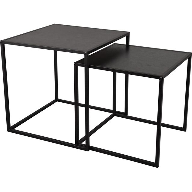 Sarjapöytä M&M Judy 40x40cm + 35x35cm musta