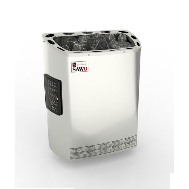 Sähkökiuas Sawo Mini 3,6 kW (3-6 m³) erillinen ohjauskeskus