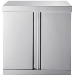 Säilytyskaappimoduuli Myoutdoorkitchen Stainless Collection, 2 ovea