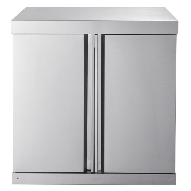 Säilytyskaappimoduuli Myoutdoorkitchen Stainless Collection, 2 ovea