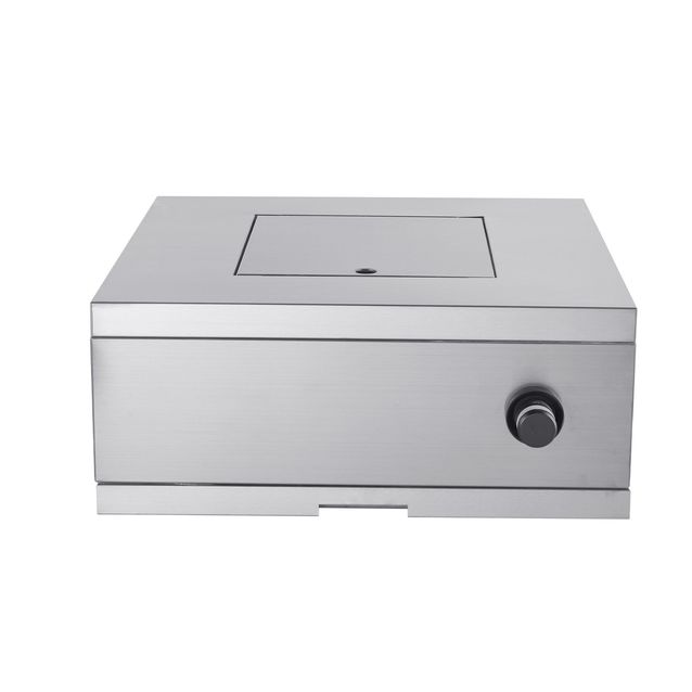 Sivupoltinmoduuli Myoutdoorkitchen Nordic Line integroitava ruostumaton teräs