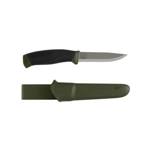 Puukko Morakniv Companion, 2, 5mm, sotilasvihreä kahva