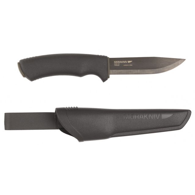 Puukko Morakniv Bushcraft BlackBlade™, 3, 2mm hiiliteräs, 3.2