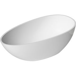 Kylpyamme Mora Lava IV, 1680x820 mm, komposiitti, valkoinen