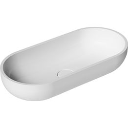 Malja-allas Mora Lava III L, 750x350 mm, valkoinen