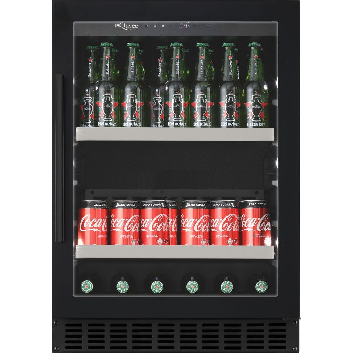 Juomakaappi mQuvée BeerServer 60 BS60AB-700, 60cm, musta, integroitava