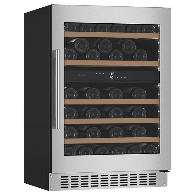Viinikaappi mQuvée, WineCave 780 60D Stainless - WCD60S-780