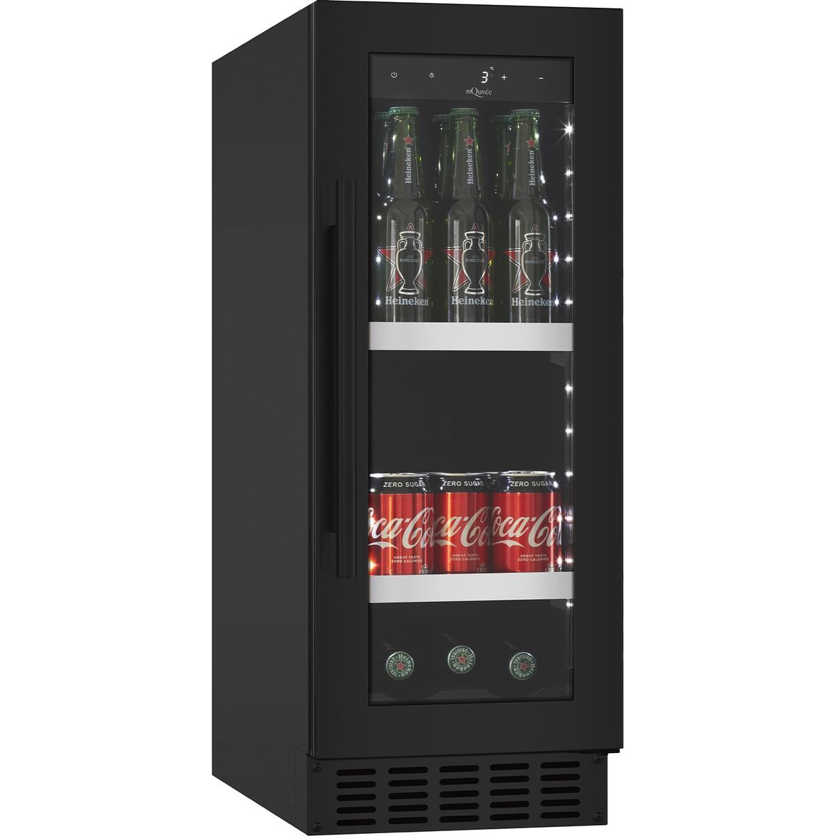 Juomakaappi mQuvée BeerServer 30 BS30AB-700, 30cm, musta, integroitava