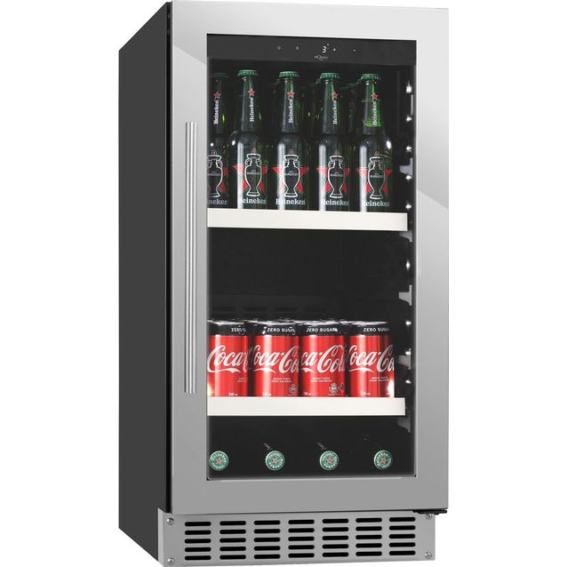 Juomakaappi mQuvée BeerServer 40 BS40S-700, 40cm, teräs, integroitava