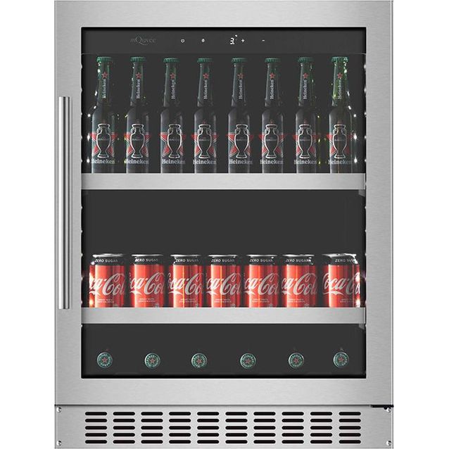 Juomakaappi mQuvée BeerServer 60 BS60S-700, 60cm, teräs, integroitava
