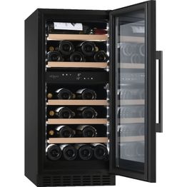 Viinikaappi mQuvée, WineCave 800 40D Fullglass Black - WCD40FGB-800