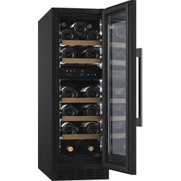 Viinikaappi mQuvée, WineCave 800 30D Fullglass Black - WCD30FGB-800