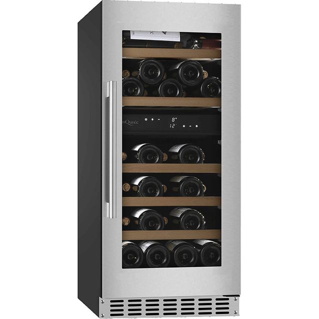 Viinikaappi mQuvée, WineCave 800 40D Stainless- WCD40S-800