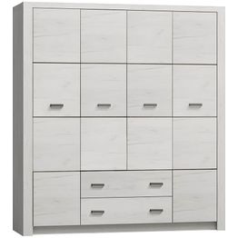 Vaatekaappi Nomla INDIANAPOLIS 18, saranaovet, 178x214cm