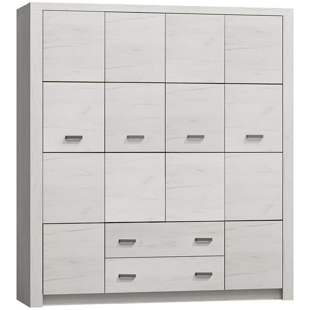 Vaatekaappi Nomla INDIANAPOLIS 18, saranaovet, 178x214cm