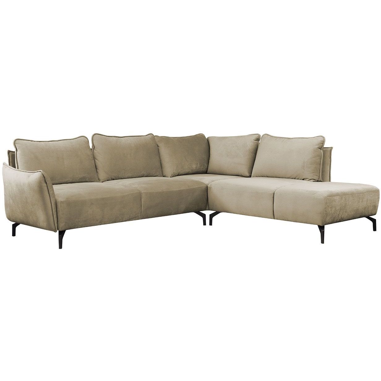 Kulmasohva Nomla BELLA, 4-istuttava, oikea, beige