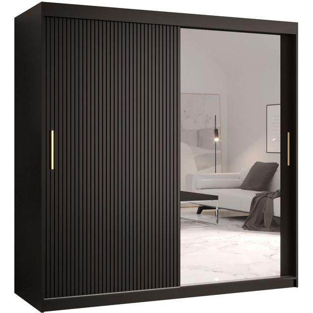 Liukuovivaatekaappi Nomla RIFLO SLIM 2 180, 180x200cm