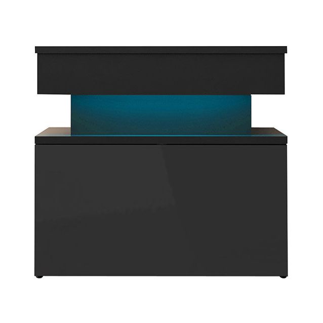 Yöpöytä Nomla 1S GLOSSA 04, LED-valaistuksella, 55x39cm