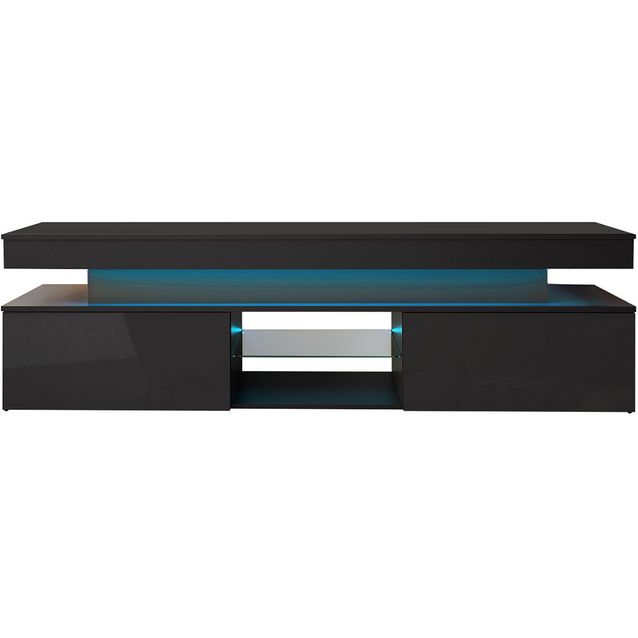 TV-taso Nomla 2D 190 GLOSSA 02, LED-valaistuksella, leveys 190cm