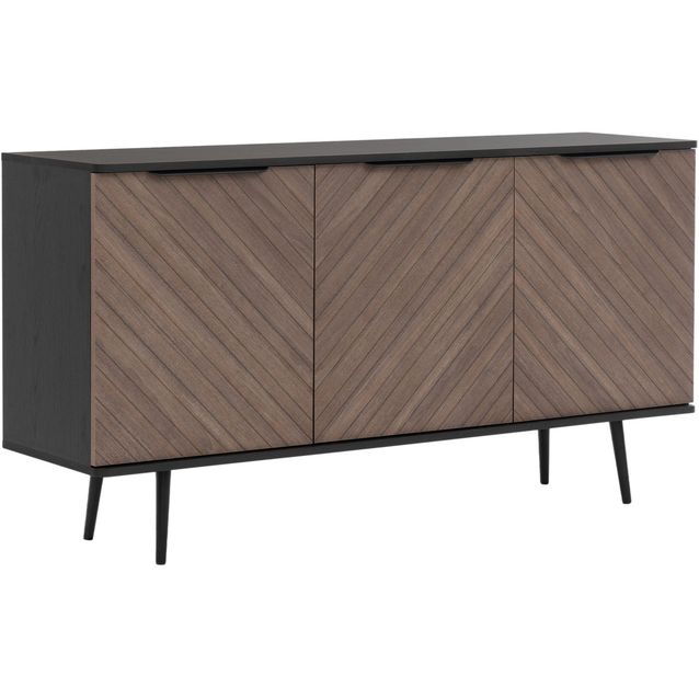 Lipasto Nomla K3D PINELLI PN01, 80x150cm, musta/ruskea