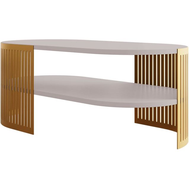 Sohvapöytä Nomla FIKOLI GOLD II, soikea, eri värejä