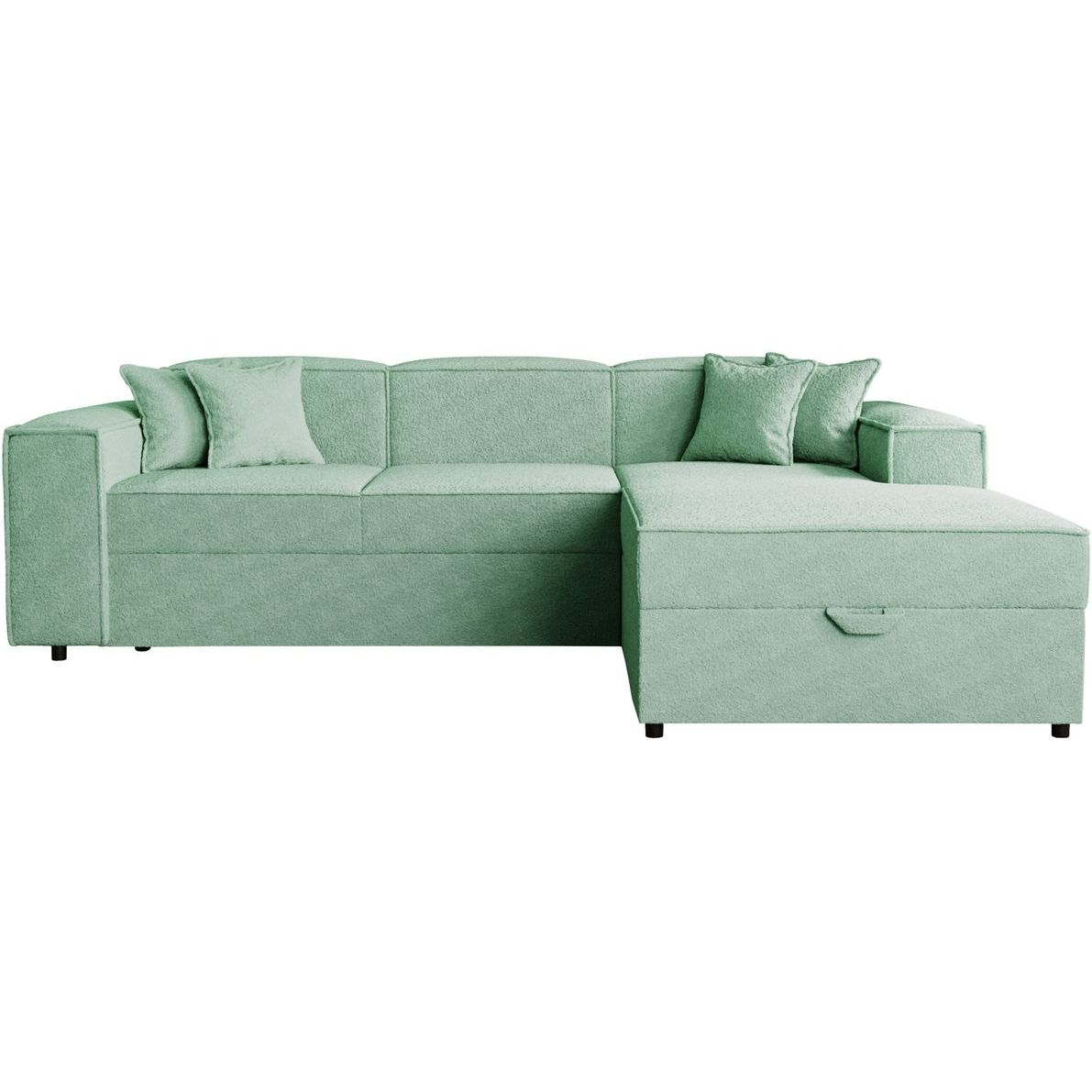 Kulmasohva Nomla SANTOS L, 3-istuttava, oikea, vihreä
