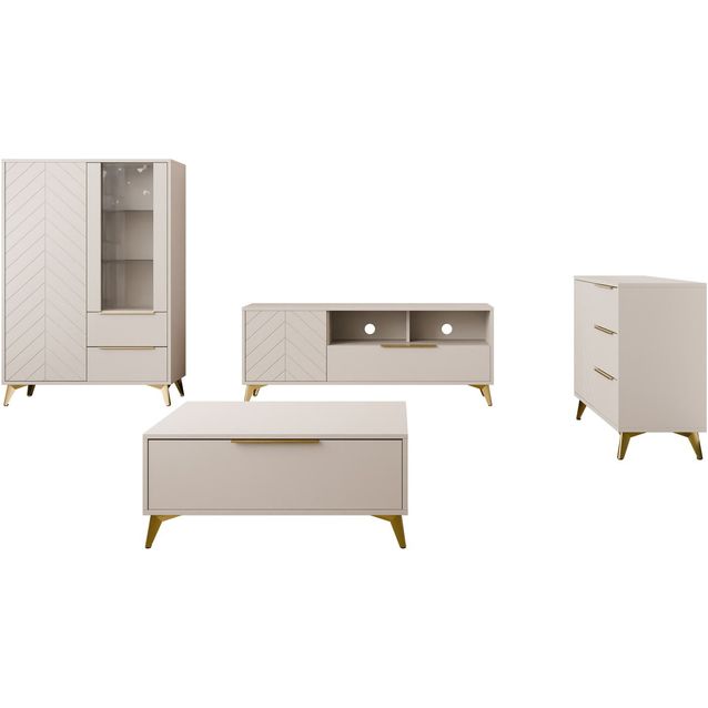 Olohuoneen huonekalusetti Nomla XYLIX IV, beige