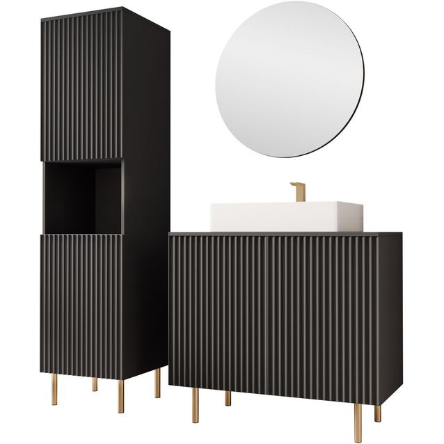 Kylpyhuonekalustesarja Nomla NUBIA III, ilman allasta, eri värejä