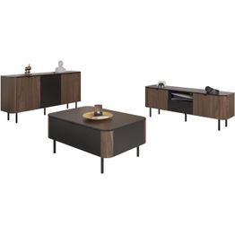 Olohuoneen huonekalusetti Nomla PERO II, ruskea