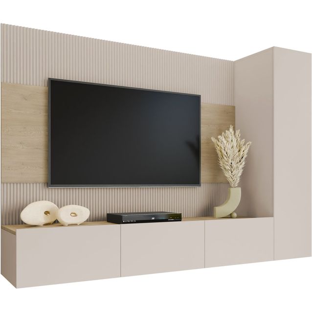 TV-kalustepaketti Nomla DEROMI VI, 220x150cm, eri värejä