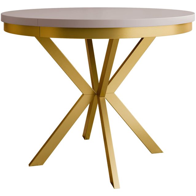 Jatkettava ruokapöytä Nomla EDDER 120, 120/196x120cm, eri värejä