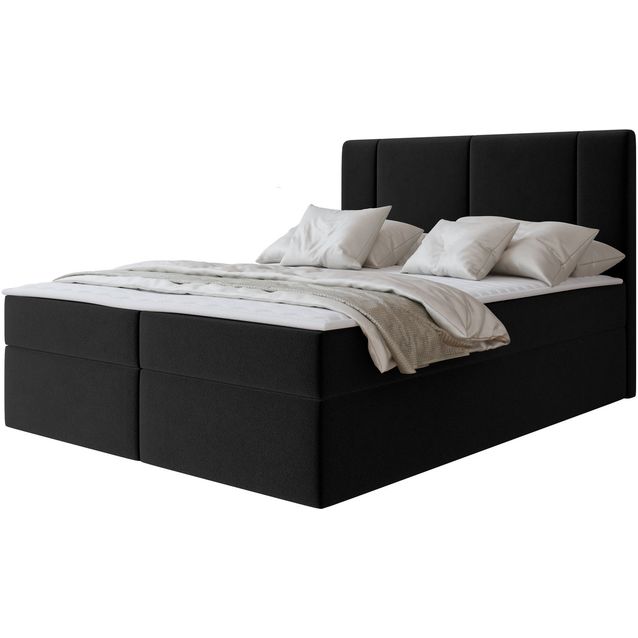 Jenkkisänkypaketti Nomla MICHELLE, sijauspatjalla ja sängynpäädyllä, eri kokoja ja värejä