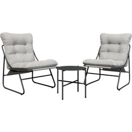 Puutarhakalustesetti Nomla Edoste, harmaa