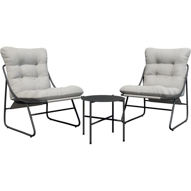 Puutarhakalustesetti Nomla Edoste, harmaa