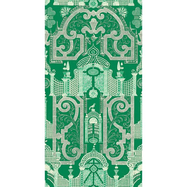 Paneelitapetti Mindthegap Emperor's Labyrinth 1,56x3 m vihreä