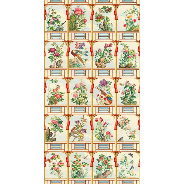 Paneelitapetti Mindthegap Flowering Wall 1,56x3 m vaalea