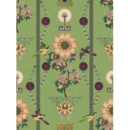 Paneelitapetti Mindthegap Lin Yuan 1,56x3 m vihreä