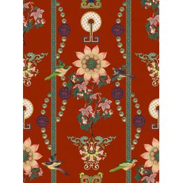 Paneelitapetti Mindthegap Lin Yuan 1,56x3 m punainen