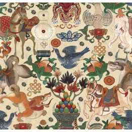 Tapetti Mindthegap Incantation 1,56x3 m vaalea