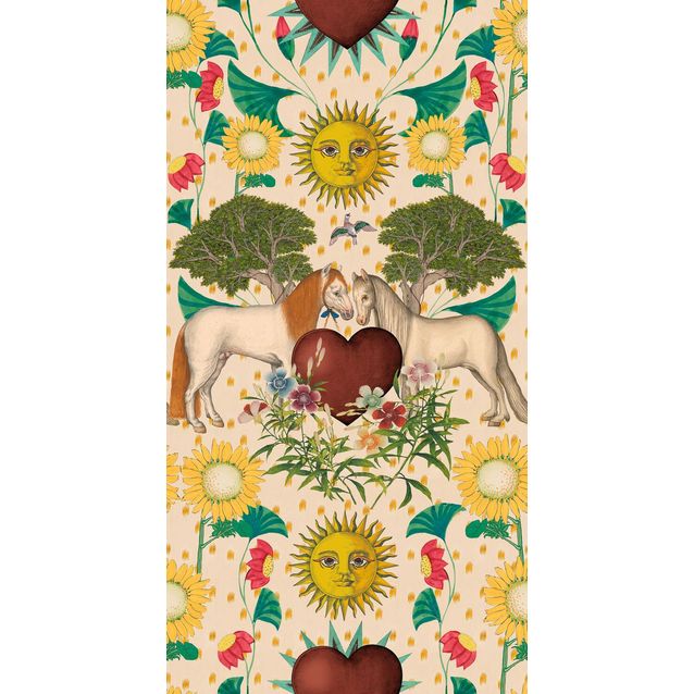 Tapetti Mindthegap Mirage 1,56x3 m vaalea