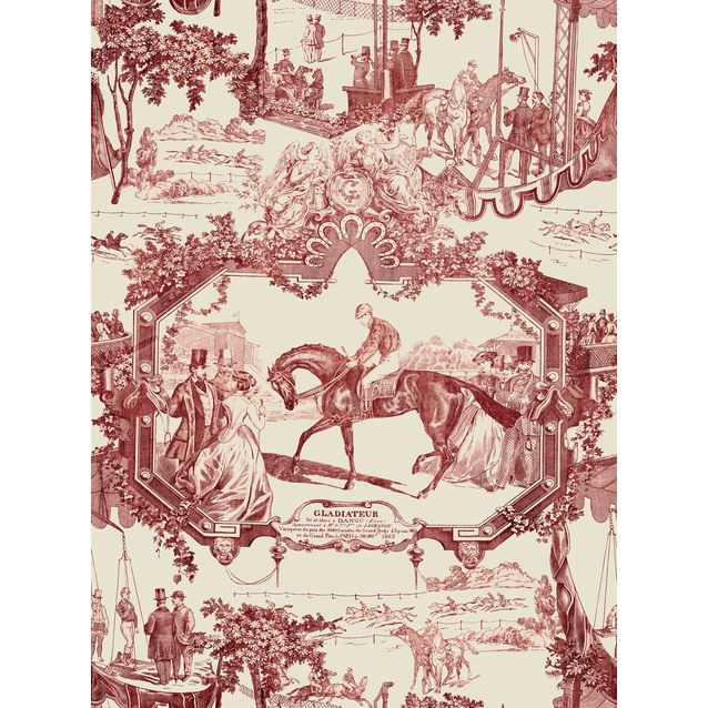 Paneelitapetti Mindthegap Grand Prix 1,56x3 m punainen