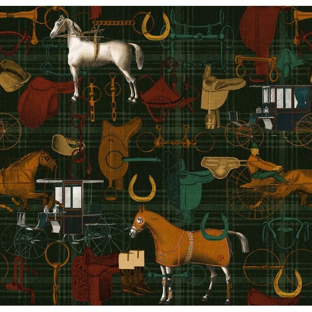 Paneelitapetti Mindthegap The Jockey 1,56x3 m värikäs