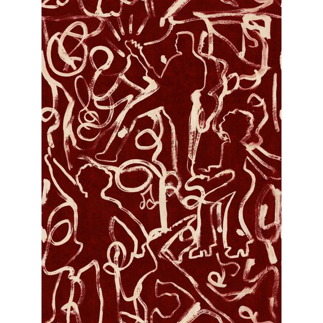 Tapetti Mindthegap On the Stage punainen