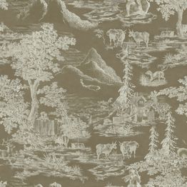 Tapetti MindTheGap Toile Du Tyrol, non-woven, peura, koira