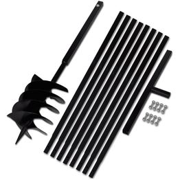 Maapora Kahvalla 200mm ja Jatkeella 9 m Teräs