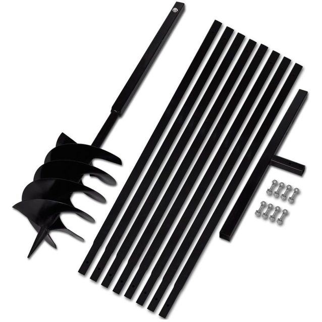 Maapora Kahvalla 200mm ja Jatkeella 9 m Teräs