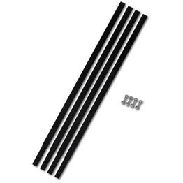 Maaporan Jatke 4 x 1 m Jatkoputki Liitäntä Teräs