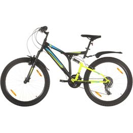 Maastopyörä 21 vaihdetta 26" renkaat 49 cm runko musta