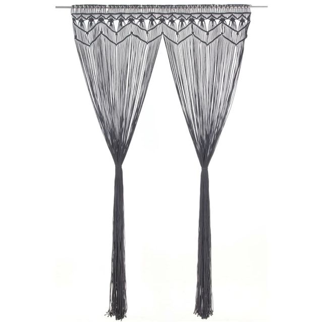 Macrame verho antrasiitti puuvilla 140x240cm_1